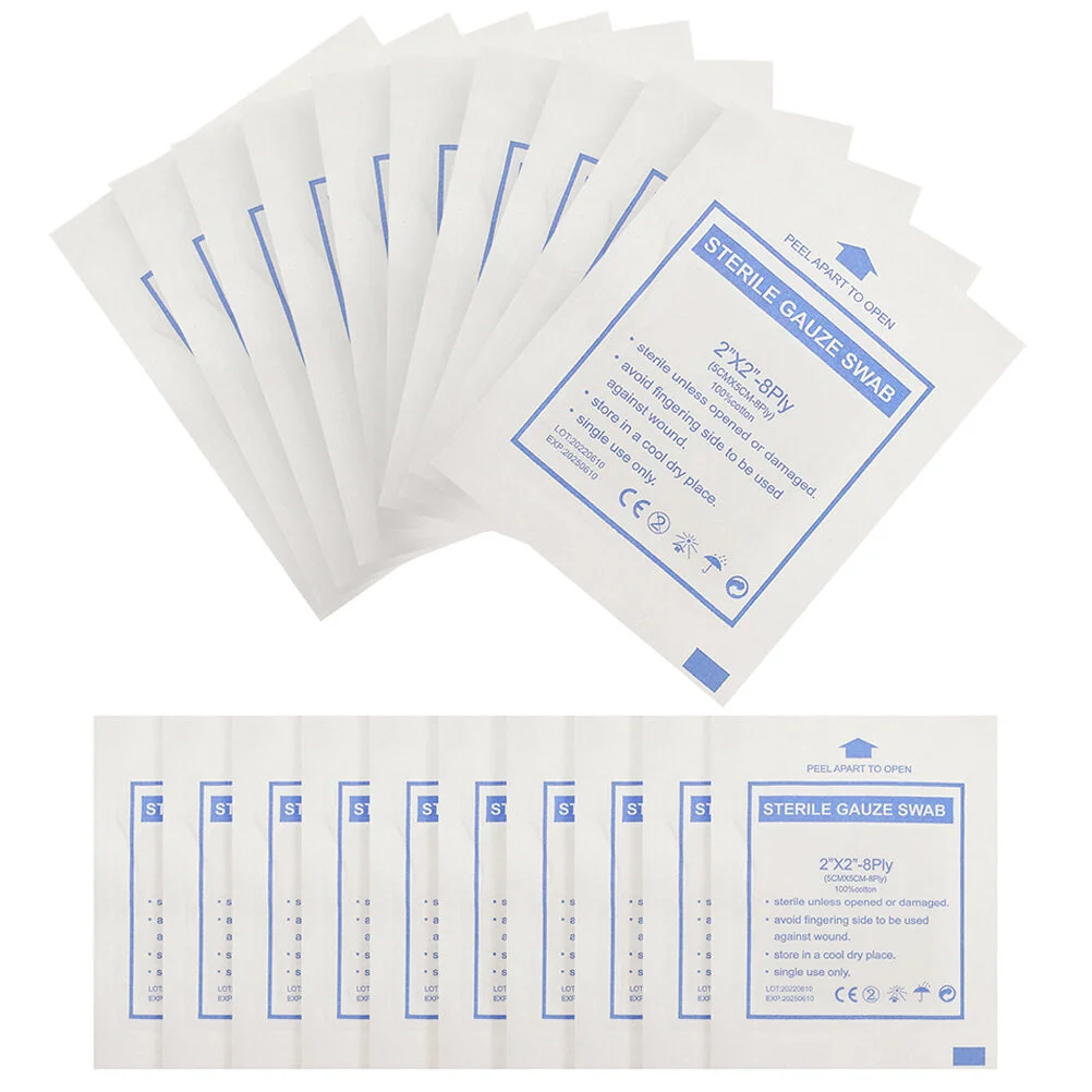 60Pcs First Aid Gauze Pads Portable Wound Gauze Pads Gauze Sheets Wound Accessory
60Pcs First Aid Gauze Pads Portable Wound Gauze Pads Gauze Sheets Wound Accessory