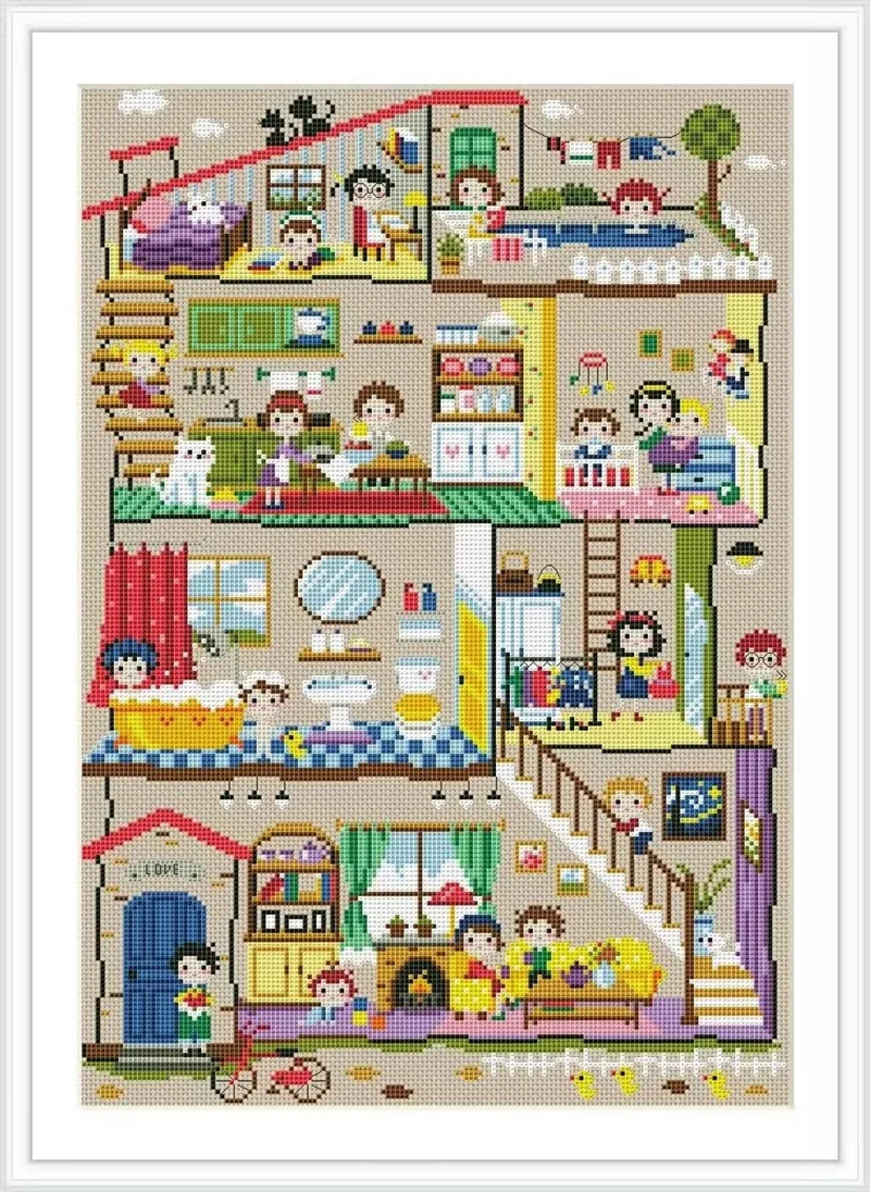 DIY Cross Stitch Embroidery Sets 11CT Children's Animation Cartoon SO-G40 Needlework Kit Cotton Thread Home Wall Decoration New
DIY Cross Stitch Embroidery Sets 11CT Children's Animation Cartoon SO-G40 Needlework Kit Cotton Thread Home Wall Decoration New