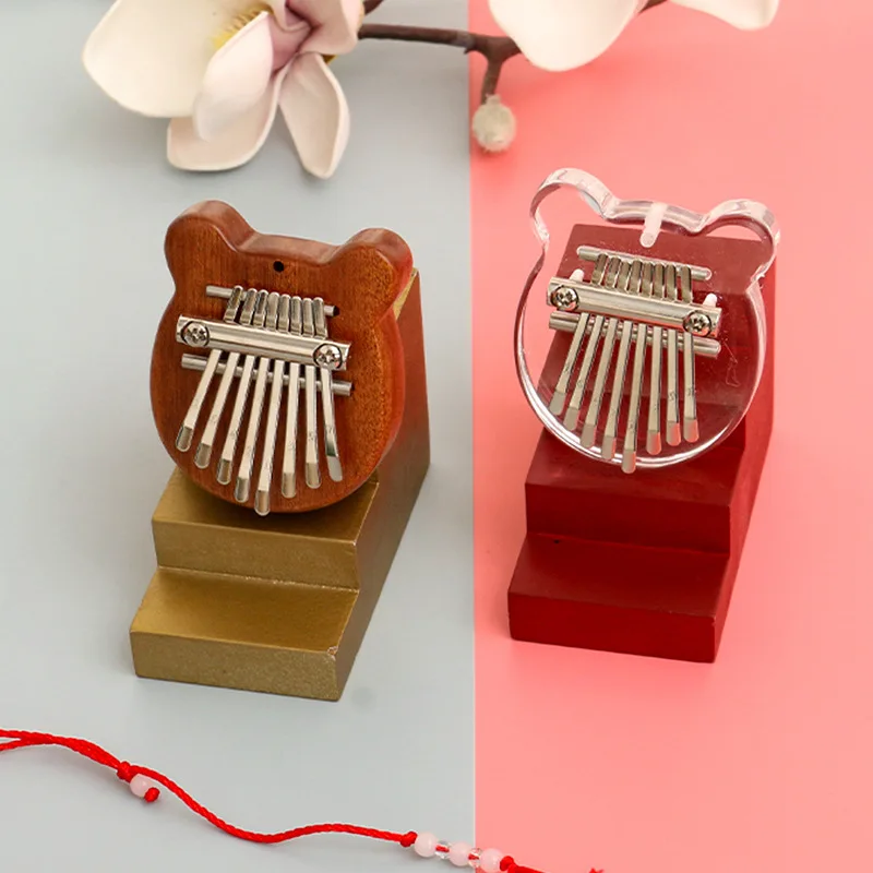 8 Key Mini Kalimba Thumb Piano Wooden/Acrylic Small Wearable Musical Instrument Pendant Mbira Gift Finger Piano For Adult Kids
8 Key Mini Kalimba Thumb Piano Wooden/Acrylic Small Wearable Musical Instrument Pendant Mbira Gift Finger Piano For Adult Kids