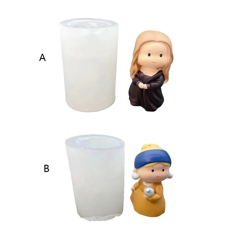 Cartoon mona Lisa Candle Mold Girl With a Pearl Earring Candle Mould Silicone Soap Molds For Soap Making
Cartoon mona Lisa Candle Mold Girl With a Pearl Earring Candle Mould Silicone Soap Molds For Soap Making