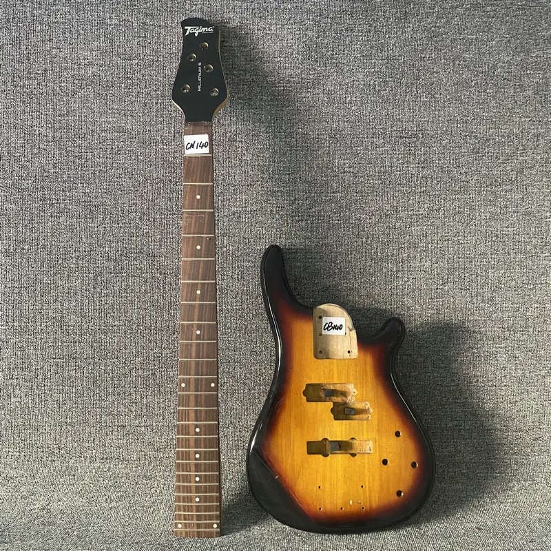 CN140CB140 Sunburst Color 5 Strings Bass Kits Active Pickups Unfinished Bass Body with Neck One Set for DIY Replacement
CN140CB140 Sunburst Color 5 Strings Bass Kits Active Pickups Unfinished Bass Body with Neck One Set for DIY Replacement