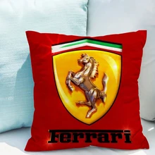 F-Ferraris Pillowcase 40x40 Cushions Twin Size Bedding Home Decoration Accessories 45x45 Cover for Pillow Bedroom Bed Cushion