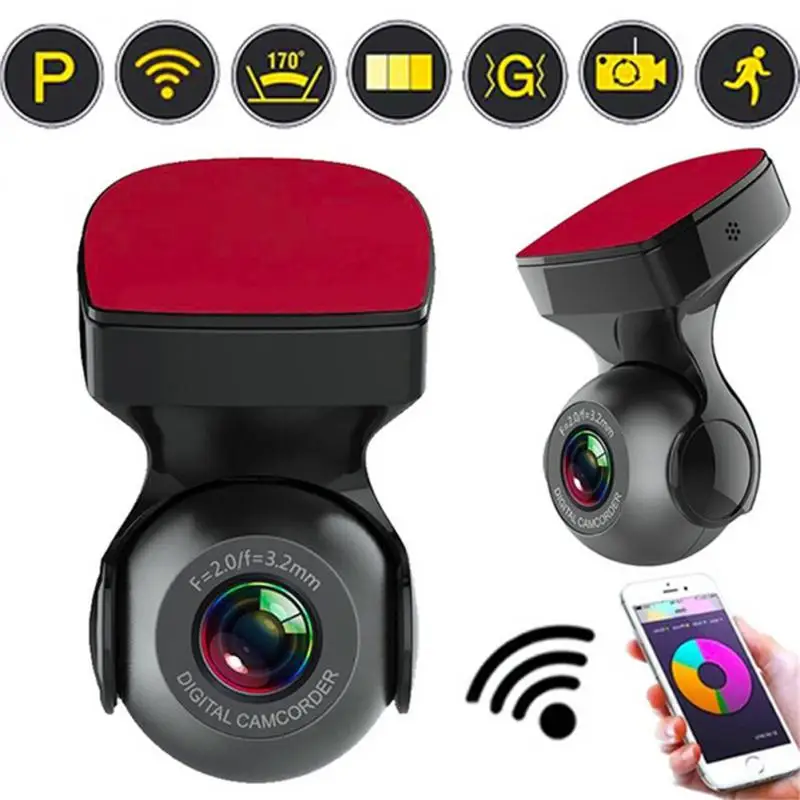 car HD Mini Wireless Car DVR Night Vision Car Camera WiFi Car Wide Angle Driving Recorder Android USB Driving Camera with ADAS
car HD Mini Wireless Car DVR Night Vision Car Camera WiFi Car Wide Angle Driving Recorder Android USB Driving Camera with ADAS