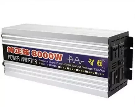 8000W Pure Sine Wave Inverter Power Supply DC 12V 24V to AC 220V Voltage 50/60HZ Converter Solar Car Inverter with LED Lights Du
8000W Pure Sine Wave Inverter Power Supply DC 12V 24V to AC 220V Voltage 50/60HZ Converter Solar Car Inverter with LED Lights Du