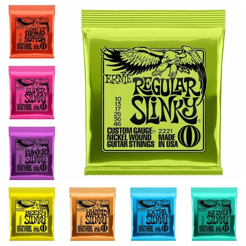 Ernie Ball Electric Strings Durable Sound Feel Super Durable Electric Guitar Strings 2220, 2221, 2222, 2223, 2225
Ernie Ball Electric Strings Durable Sound Feel Super Durable Electric Guitar Strings 2220, 2221, 2222, 2223, 2225