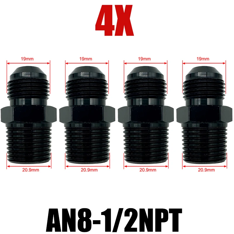 4X переходник для шланга охладителя мазута с наружной резьбой AN4 AN6 AN8 AN10 AN12 до 1/2NPT 1/4NPT 1/8NPT 3/8NPT 3/4NPT резьба прямой фитинг
4X переходник для шланга охладителя мазута с наружной резьбой AN4 AN6 AN8 AN10 AN12 до 1/2NPT 1/4NPT 1/8NPT 3/8NPT 3/4NPT резьба прямой фитинг