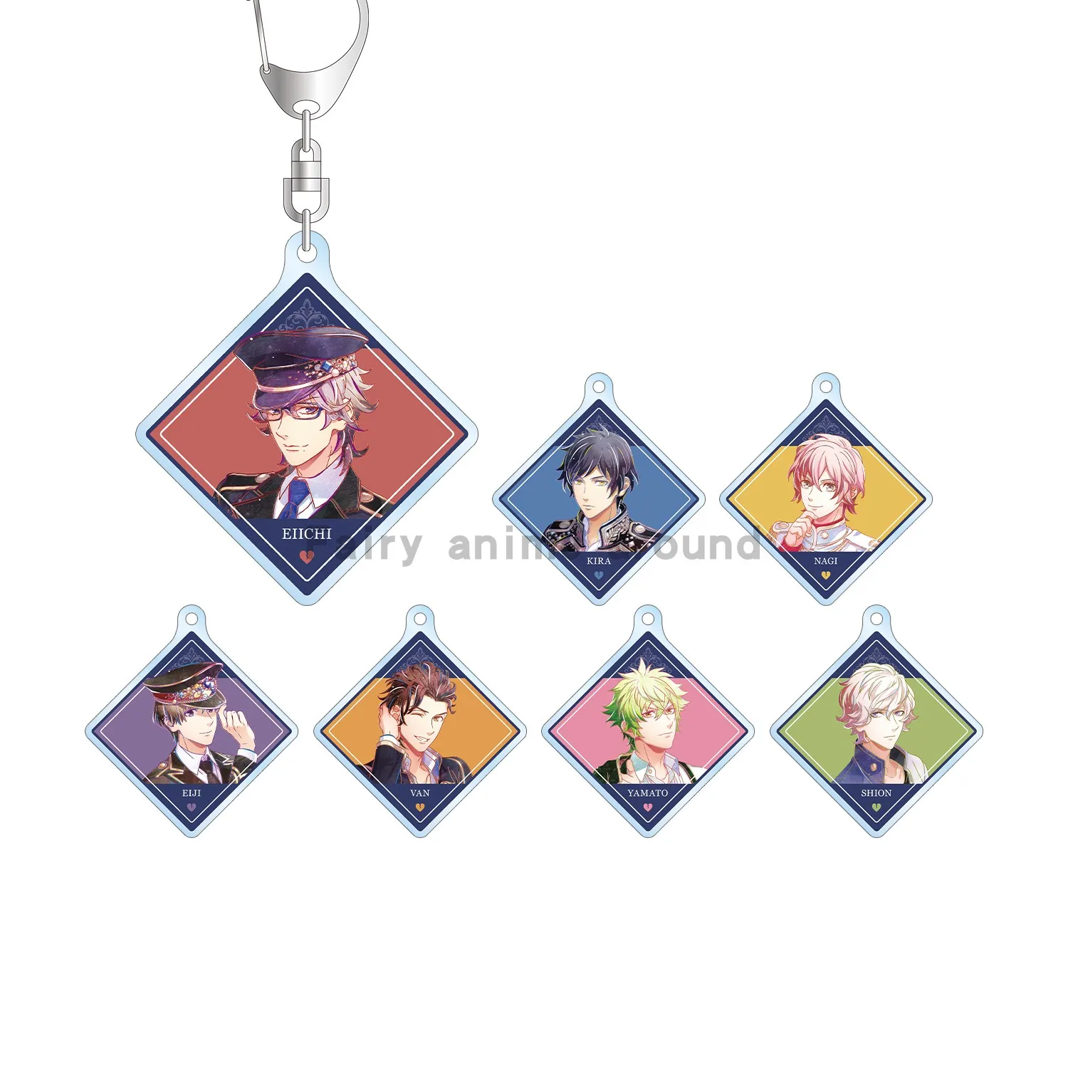 Anime Uta No Prince Sama Keychain Doll Hyuuga Yamato Otori Eiichi Kiryuuin Van Acrylic Keyring Bag Pendant for Gift
Anime Uta No Prince Sama Keychain Doll Hyuuga Yamato Otori Eiichi Kiryuuin Van Acrylic Keyring Bag Pendant for Gift