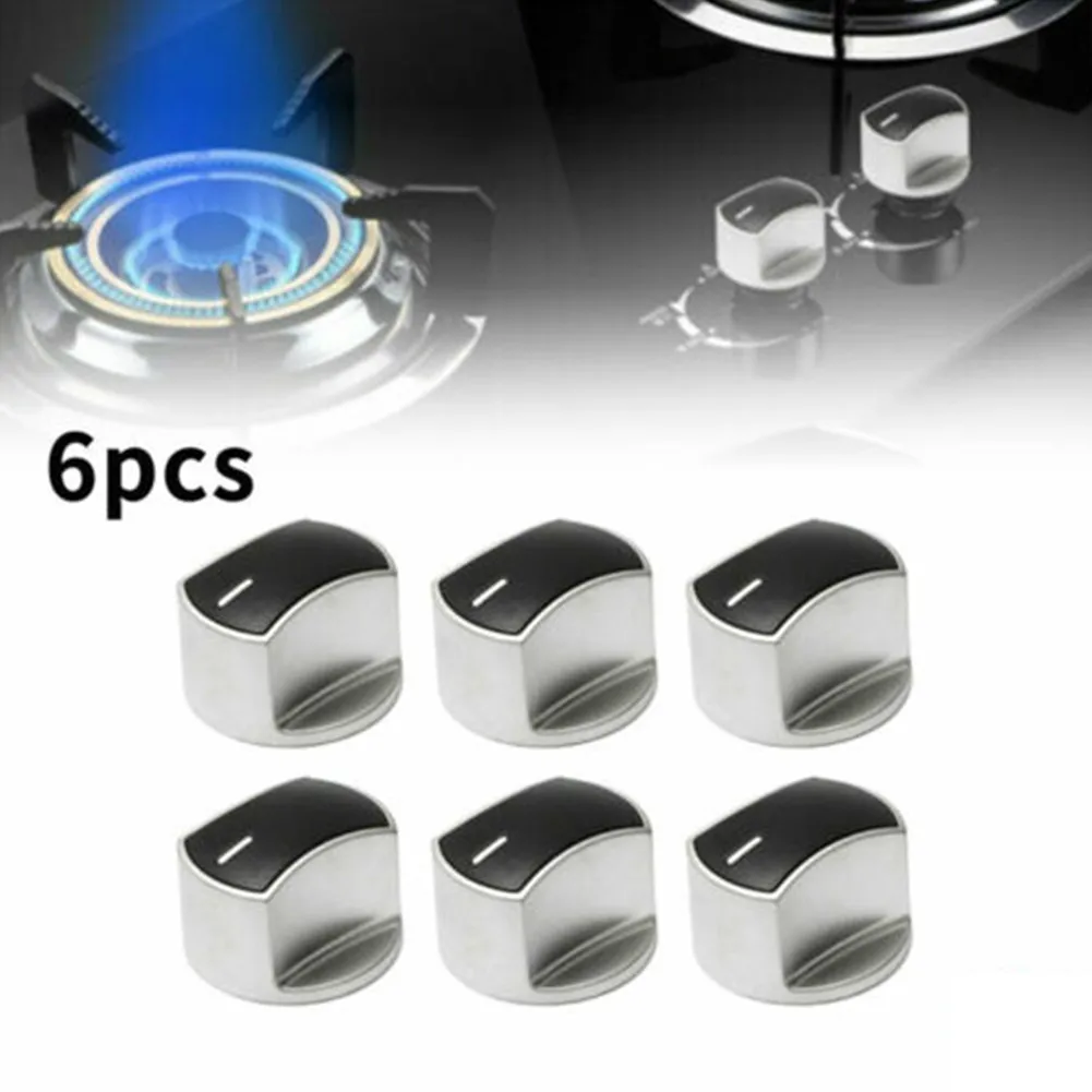 6PCS Metal Gas Stove Cooker Knobs Cooker Oven Switch Control Hob Kitchen Knob Silver Set Cookware Parts Replacement
6PCS Metal Gas Stove Cooker Knobs Cooker Oven Switch Control Hob Kitchen Knob Silver Set Cookware Parts Replacement