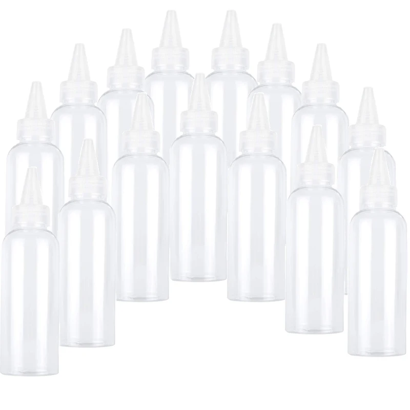 30pcs 10-100ml Empty Plastic Refillable Bottles with Top Nozzle Cap for DIY Glue Condiments Paint Oil Resin Baking Arts Crafts
30pcs 10-100ml Empty Plastic Refillable Bottles with Top Nozzle Cap for DIY Glue Condiments Paint Oil Resin Baking Arts Crafts