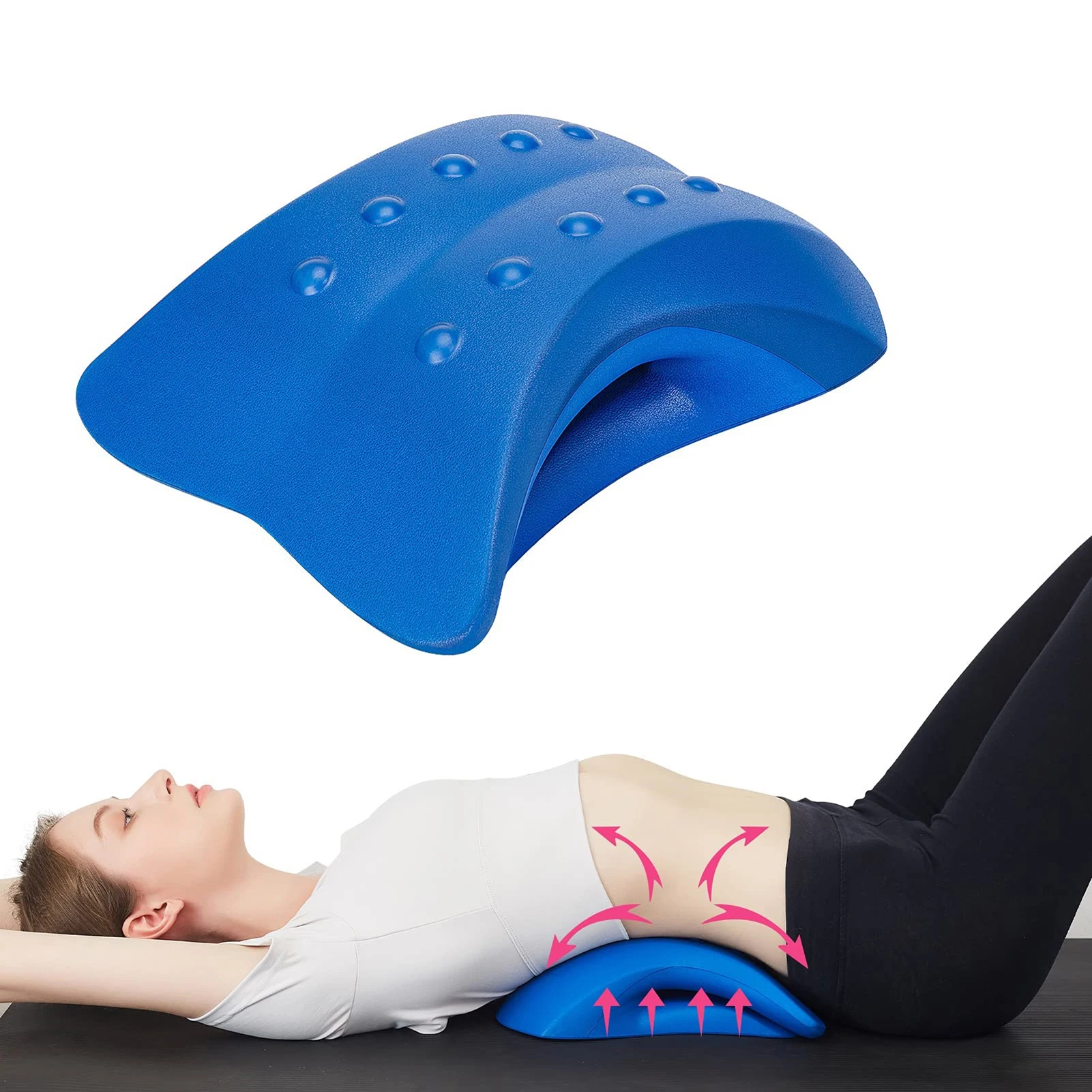 Back Stretcher For Lower Back Pain Relief Back Stretching Device Lumbar Support Pillow Spine Deck Back Cracker Massager Office
Back Stretcher For Lower Back Pain Relief Back Stretching Device Lumbar Support Pillow Spine Deck Back Cracker Massager Office