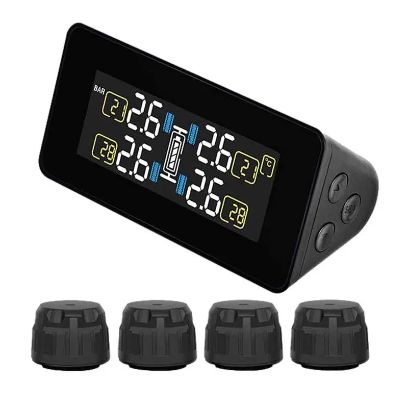 Wireless Tire Pressure Monitoring Super Sensitive Car Tire Pressure Monitor With Solar Panel USB Dual Charge Pressure Monitoring
Wireless Tire Pressure Monitoring Super Sensitive Car Tire Pressure Monitor With Solar Panel USB Dual Charge Pressure Monitoring