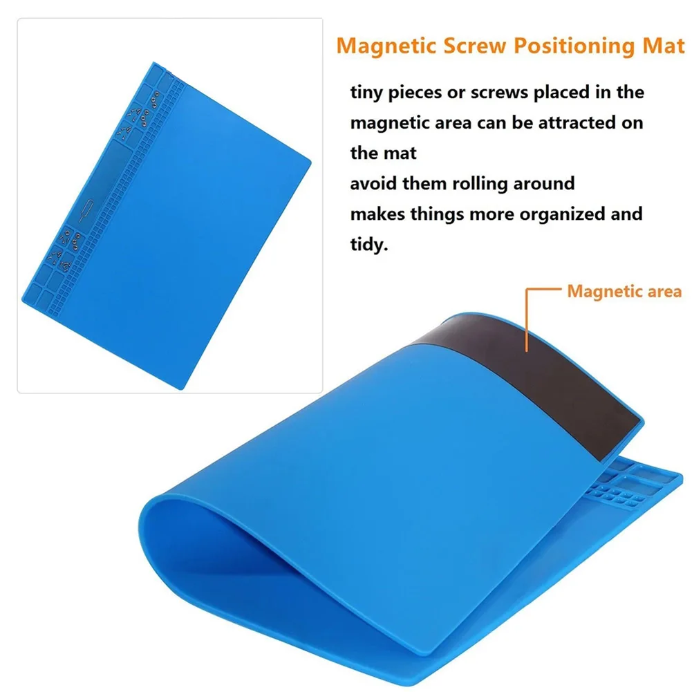 1PC Soldering Repair Station Silicone Pad Maintenance Platform Desk Mat 405*305mm Environmentally Friendly Organosilicon
1PC Soldering Repair Station Silicone Pad Maintenance Platform Desk Mat 405*305mm Environmentally Friendly Organosilicon