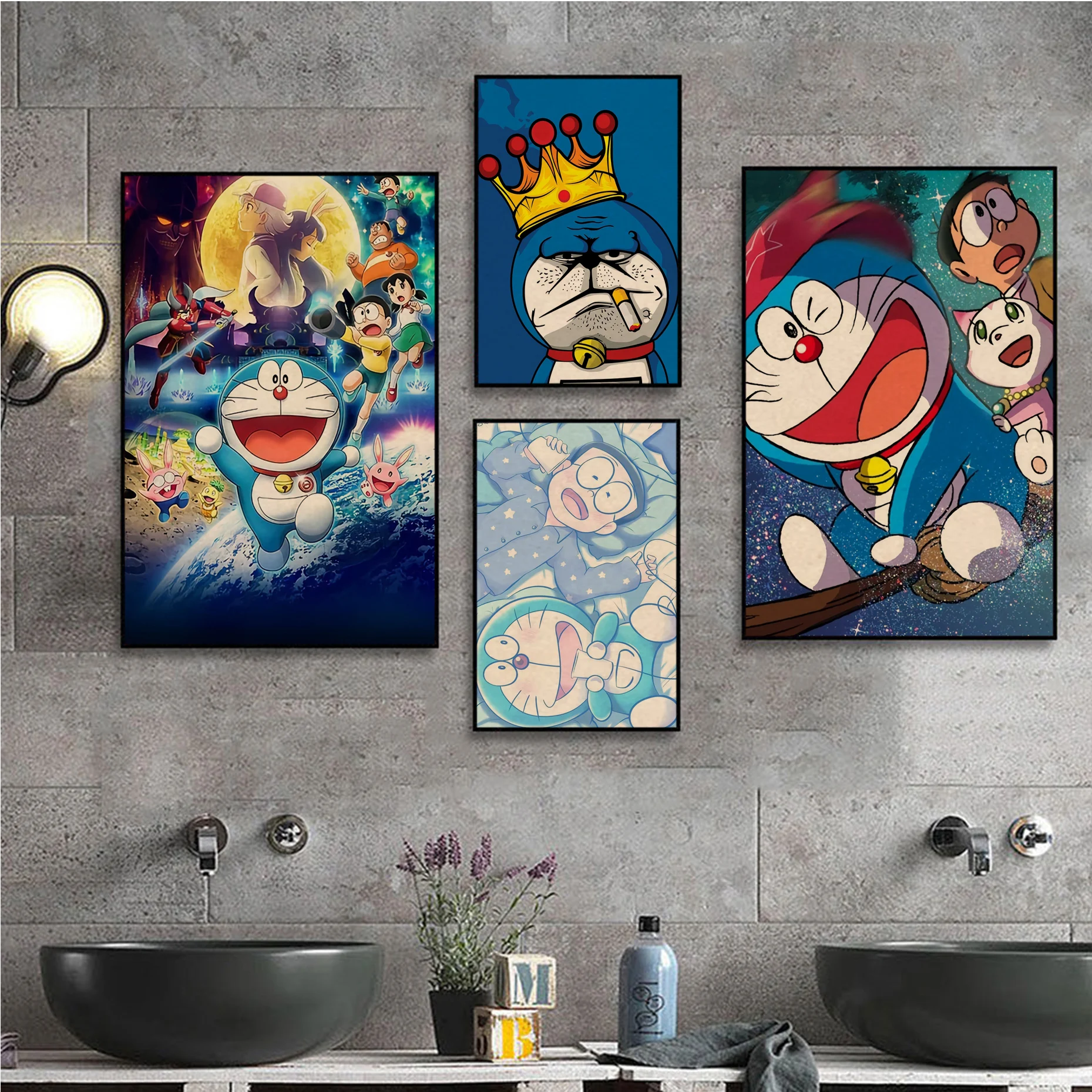 BANDAI Doraemon Art Poster Wall Art Retro Posters For Home Decor Art Wall Stickers
BANDAI Doraemon Art Poster Wall Art Retro Posters For Home Decor Art Wall Stickers