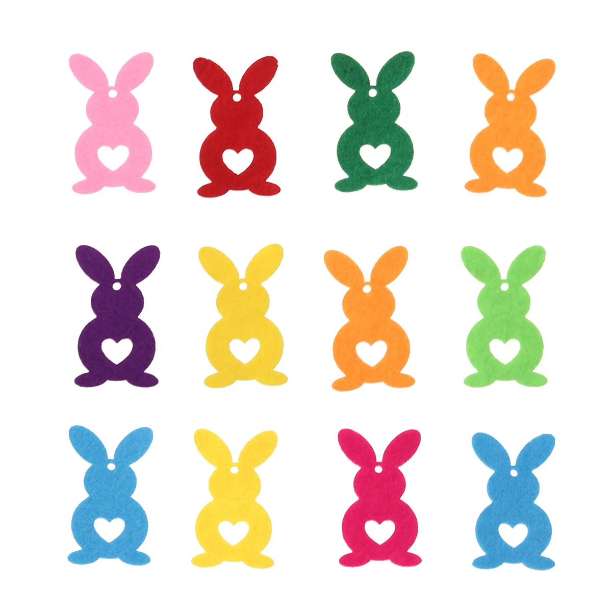12pcs Bunny Felt Sticker Nonwoven Colorful Hare Rabbit Pendant Scene Layout Prop Clothing Patch Accessories for Home Shop
12pcs Bunny Felt Sticker Nonwoven Colorful Hare Rabbit Pendant Scene Layout Prop Clothing Patch Accessories for Home Shop