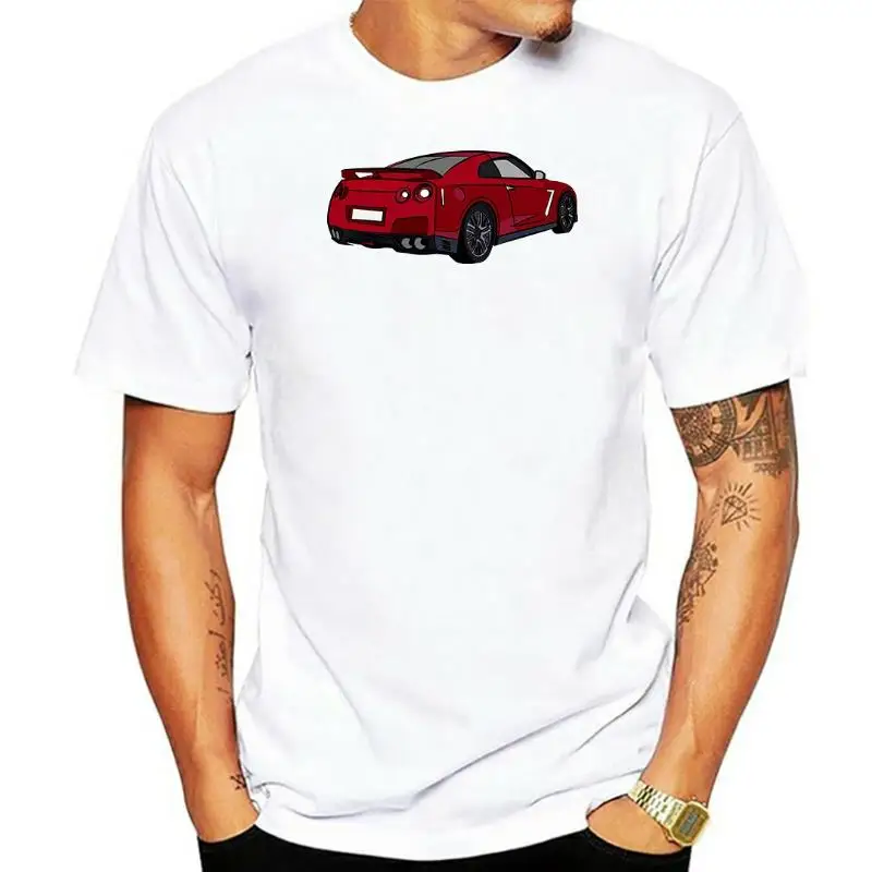Title: Nissan GTR Red Car Back at Angle -T-shirt for present - full colour print high quality MUF-12126 men t shirt
Title: Nissan GTR Red Car Back at Angle -T-shirt for present - full colour print high quality MUF-12126 men t shirt