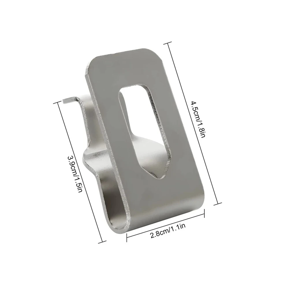 Power Tool Parts Workshop Equipment Electric Drill Belt Clip Hooks Steel Silver For 18V 20V Driver N268241 N169778 DCD980 2pcs
Power Tool Parts Workshop Equipment Electric Drill Belt Clip Hooks Steel Silver For 18V 20V Driver N268241 N169778 DCD980 2pcs