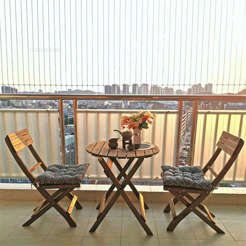 Simple Garden Furniture Sets Solid Wood Folding Dining Table and Chairs Portable Outdoor Garden and Terrace Set Home Study Desk
Simple Garden Furniture Sets Solid Wood Folding Dining Table and Chairs Portable Outdoor Garden and Terrace Set Home Study Desk