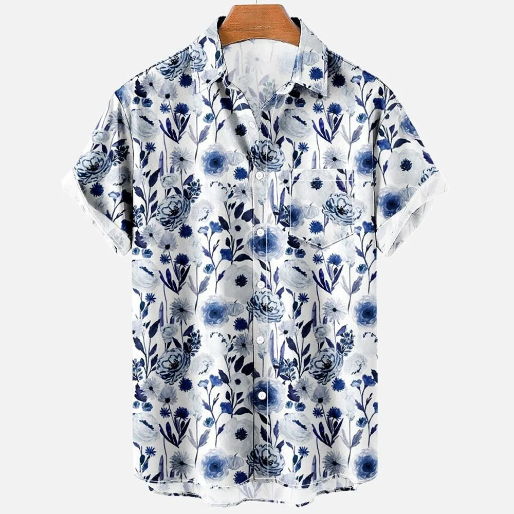 2023 Flower 3d Digital Men's Retro Shirts Fashion Loose Short Sleeves Summer Men's Hawaiian Shirts Male Clothing Casual Shirts
2023 Flower 3d Digital Men's Retro Shirts Fashion Loose Short Sleeves Summer Men's Hawaiian Shirts Male Clothing Casual Shirts