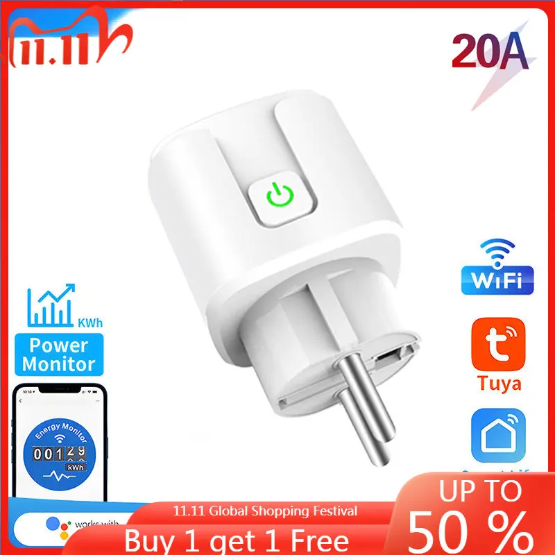 WIFI Bluetooth Wireless Remote Socket 20A EU Plug Smart Timer Plug Voice Control Home Fire Retardant PC Smart Power Socket
WIFI Bluetooth Wireless Remote Socket 20A EU Plug Smart Timer Plug Voice Control Home Fire Retardant PC Smart Power Socket