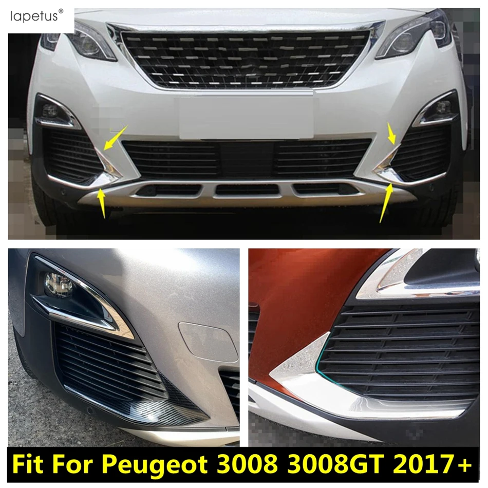 Lapetus Front Head Fog Lights Lamp Eyelid Eyebrow ABS Chrome / Carbon Fiber Look Cover Trim For Peugeot 3008 3008GT 2017 - 2020
Lapetus Front Head Fog Lights Lamp Eyelid Eyebrow ABS Chrome / Carbon Fiber Look Cover Trim For Peugeot 3008 3008GT 2017 - 2020