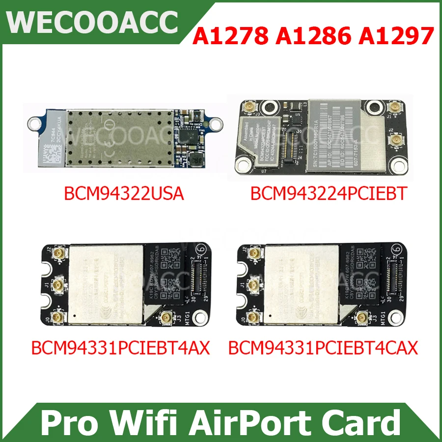 Оригинальная Bluetooth Wi-Fi карта для Apple Macbook Pro A1278 A1286 A1297 A1342 Wifi карта 2008 2009 2010 2011 2012
Оригинальная Bluetooth Wi-Fi карта для Apple Macbook Pro A1278 A1286 A1297 A1342 Wifi карта 2008 2009 2010 2011 2012