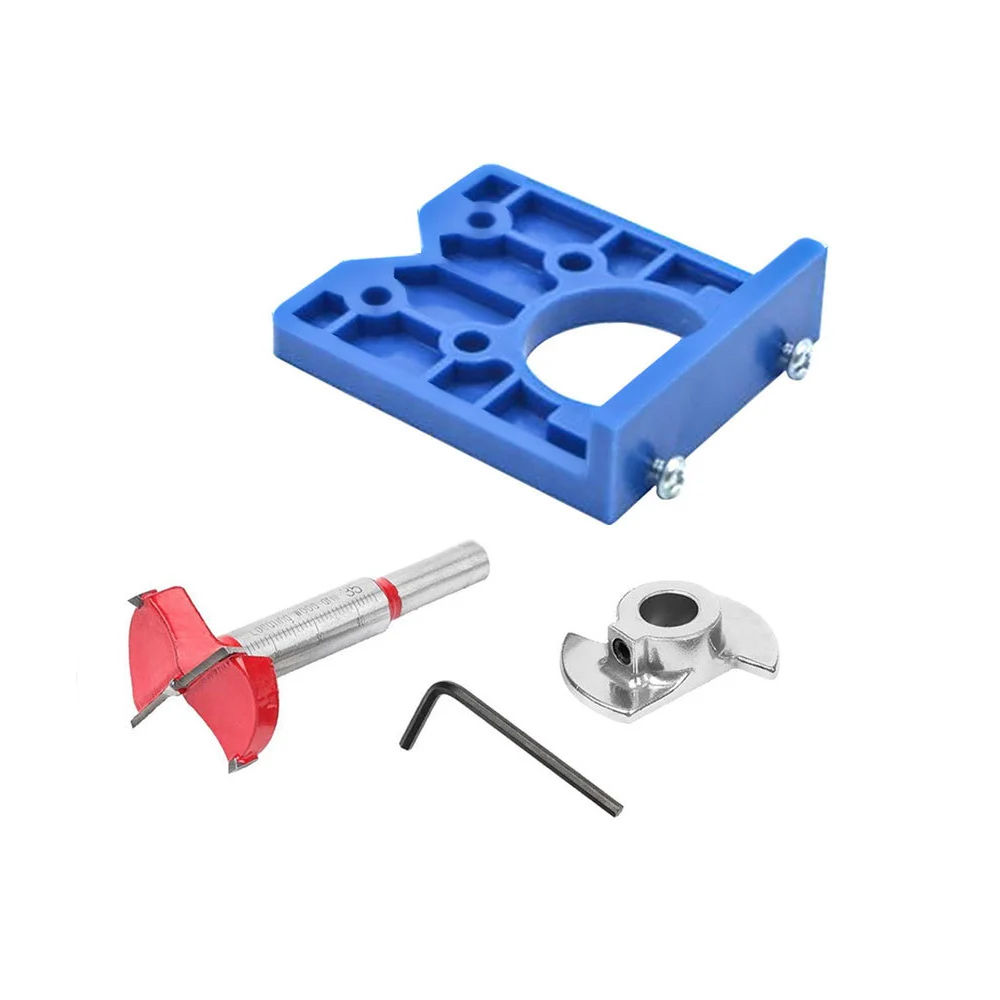 35mm Hinge Drilling Jig Set Woodworking Hinge Hole Drill Hole Drilling Locator Woodworking Hole Opener Door Cabinet Accessories
35mm Hinge Drilling Jig Set Woodworking Hinge Hole Drill Hole Drilling Locator Woodworking Hole Opener Door Cabinet Accessories