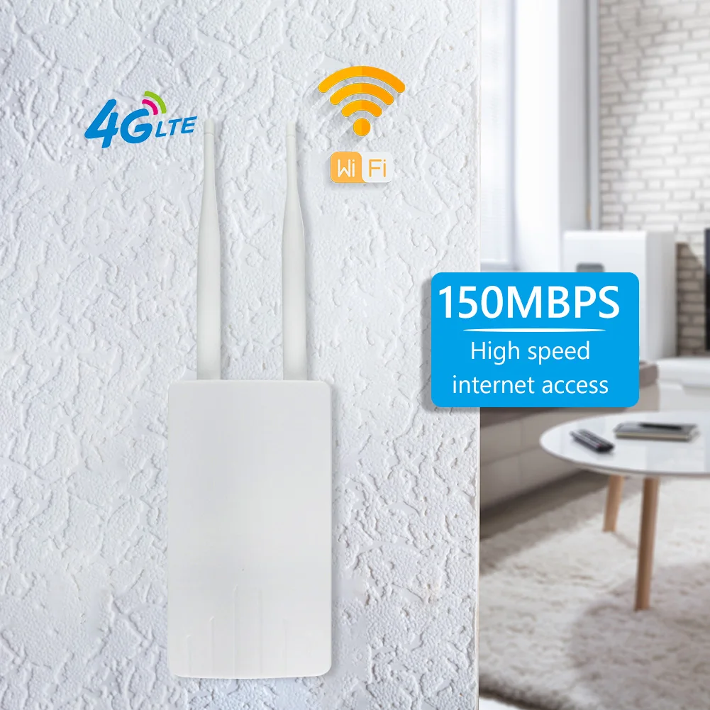 

H905 External Dual Antenna 4G 300Mbps 150Mbps Transfer Rate Strong Signal Support IEEE802.1 1 b/g/n EU Plug for Home Hotel