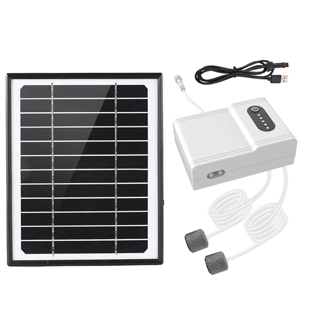 New Aquarium Air Pump Solar Smart Powered Oxygenator Outdoor Fish Pond Tank Fountain Fish Aquatic Efficient Oxygen Pump Supplies
New Aquarium Air Pump Solar Smart Powered Oxygenator Outdoor Fish Pond Tank Fountain Fish Aquatic Efficient Oxygen Pump Supplies