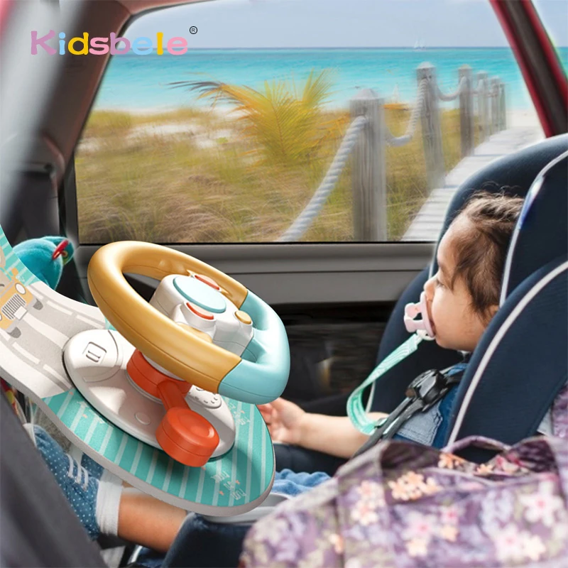 Baby Infants Car Seat Toys For Toddlers with Mirror Baby Carseat Toys Steering Wheel Music Light Driving Sounds Travel Companion
Baby Infants Car Seat Toys For Toddlers with Mirror Baby Carseat Toys Steering Wheel Music Light Driving Sounds Travel Companion
