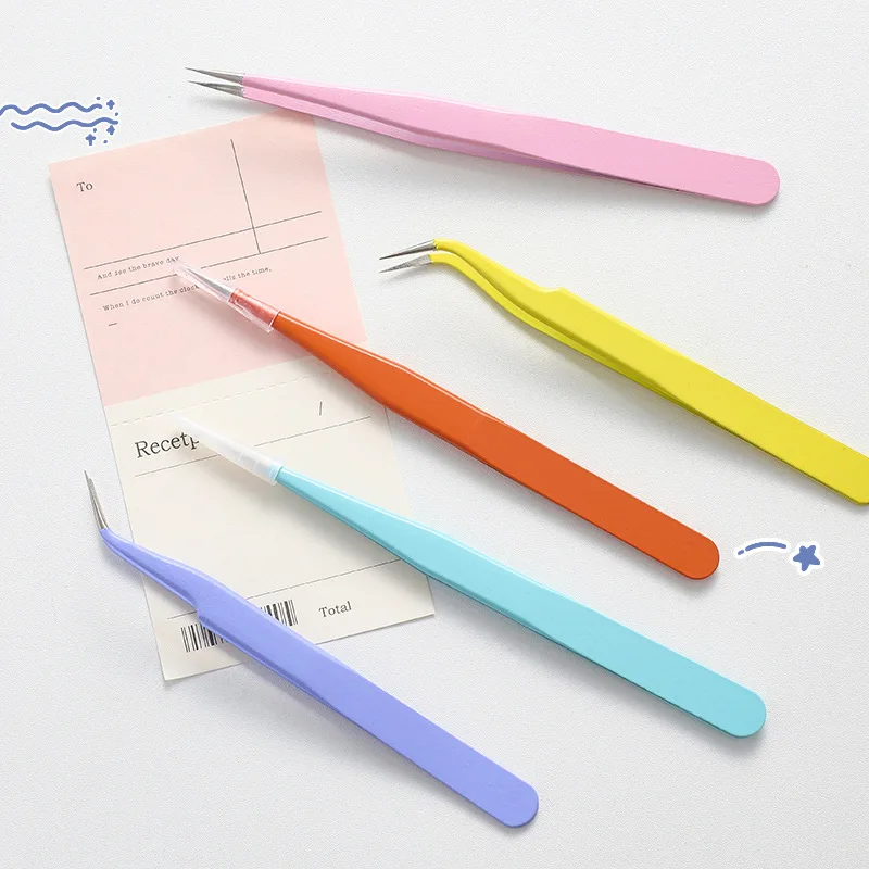 1 Piece Stainless Steel Candy Macaron Color Precision Tweezer for Journal Scrapbooking Stickers DIY Tool
1 Piece Stainless Steel Candy Macaron Color Precision Tweezer for Journal Scrapbooking Stickers DIY Tool