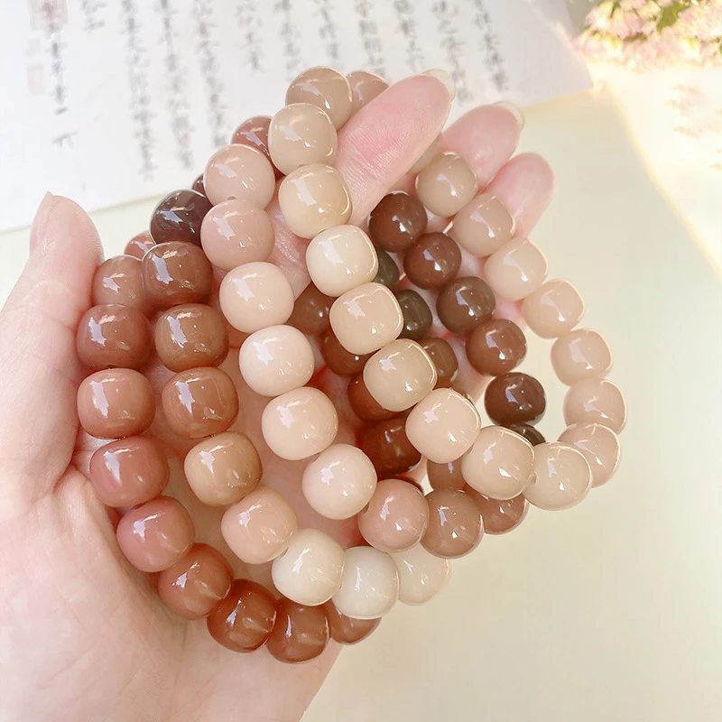 New Vintage Style Natural Bodhi Beads Bracelet DIY Jewelry Making Accessory for Ladies
New Vintage Style Natural Bodhi Beads Bracelet DIY Jewelry Making Accessory for Ladies