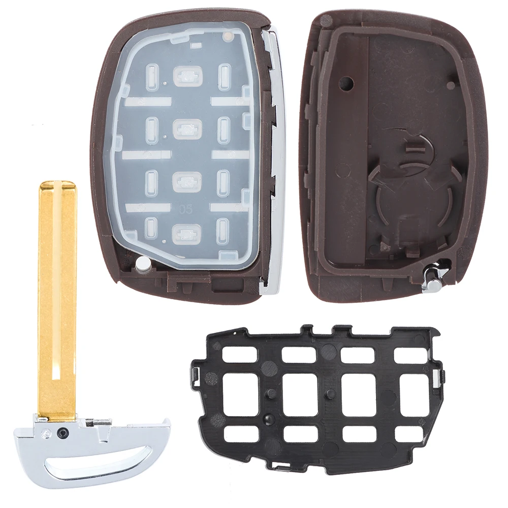 Сменный чехол KEYECU с 4-кнопочным смарт-пультом дистанционного ключа для Hyundai IX25 IX35 SONATA Tucson-с/без держателя батареи 
Сменный чехол KEYECU с 4-кнопочным смарт-пультом дистанционного ключа для Hyundai IX25 IX35 SONATA Tucson-с/без держателя батареи