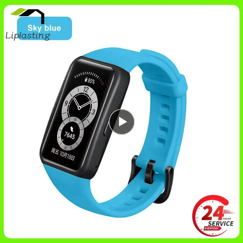 Smart Accessories Bracelet Strap Soft Monochrome Watch Strap For Huawei Sports Band 6 Watchband Silicone Fashion
Smart Accessories Bracelet Strap Soft Monochrome Watch Strap For Huawei Sports Band 6 Watchband Silicone Fashion