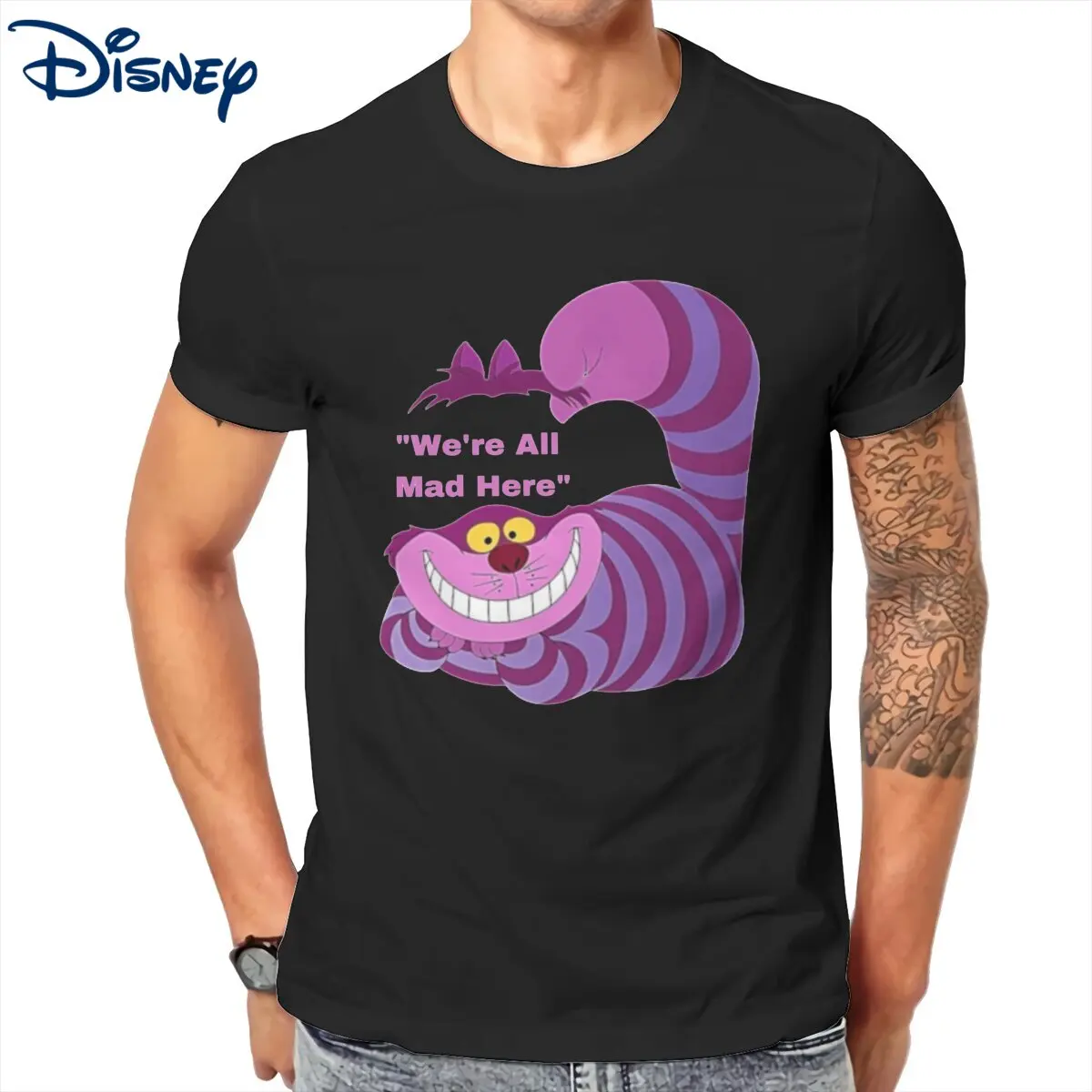 Men Fantasy Cheshire Cat T Shirts Alice In Wonderland Pure Cotton Tops Short Sleeve Round Collar Tee Shirt Plus Size T-Shirt
Men Fantasy Cheshire Cat T Shirts Alice In Wonderland Pure Cotton Tops Short Sleeve Round Collar Tee Shirt Plus Size T-Shirt