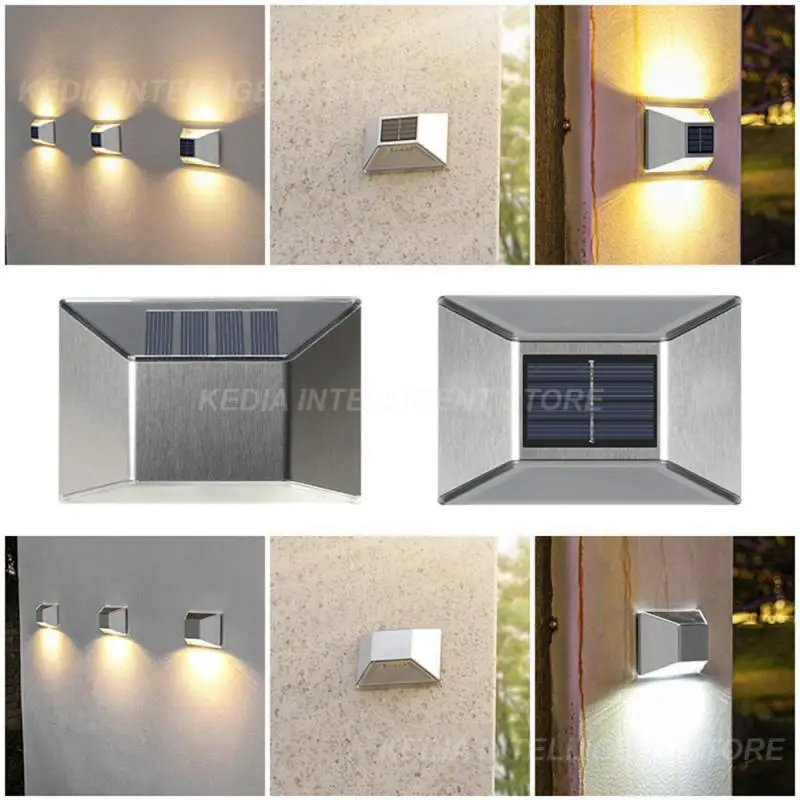 

Stainless Steel Solar Power Garden Yard Garage Lights Energy Saving Solar Ambience Lamp Luminous Lightings Solar Induction Lamps