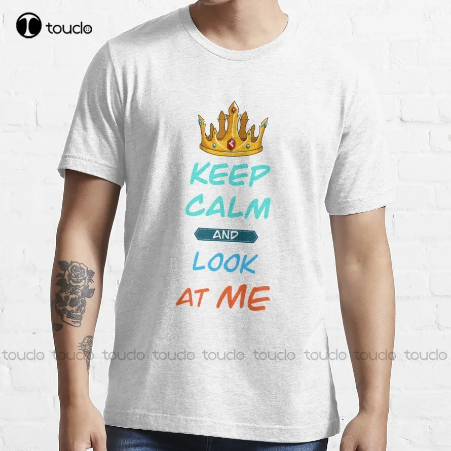 Трендовая Футболка Keep Calm And Look At Me, женские футболки, уличные простые винтажные повседневные футболки из дышащего хлопка, унисекс
Трендовая Футболка Keep Calm And Look At Me, женские футболки, уличные простые винтажные повседневные футболки из дышащего хлопка, унисекс