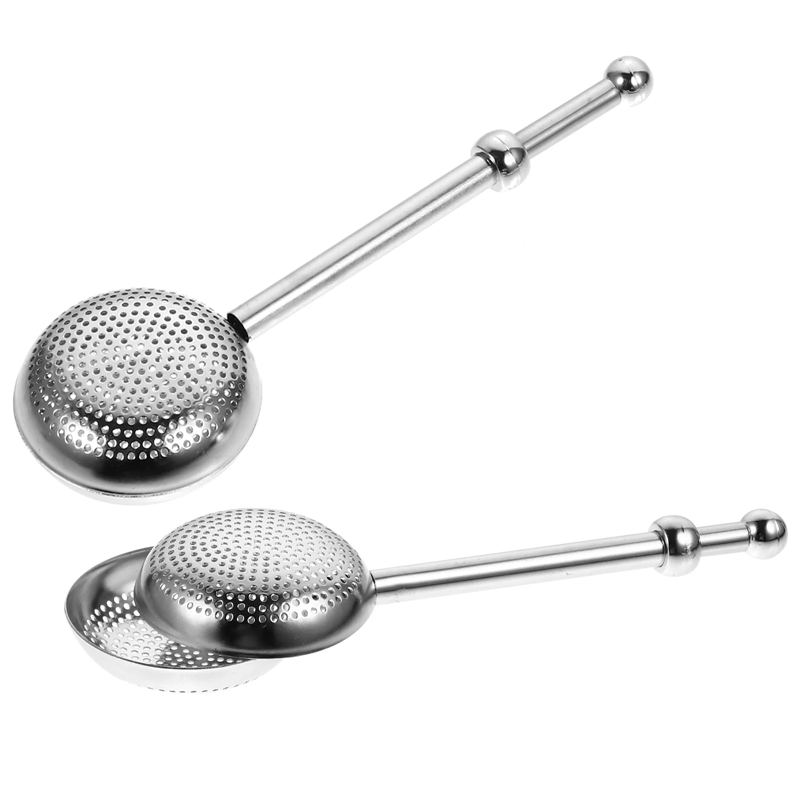 2pcs 304 Stainless Steel Tea Infusers Retractable Tea Strainer for Home (Silver)
2pcs 304 Stainless Steel Tea Infusers Retractable Tea Strainer for Home (Silver)