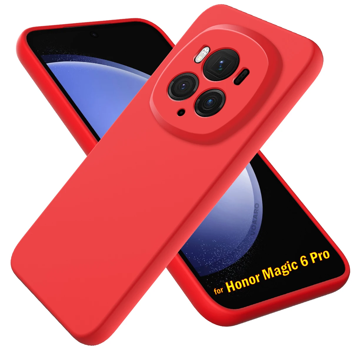 Мягкий защитный чехол из жидкого силикона для Honor Magic 6 Pro Чехол противоударный с