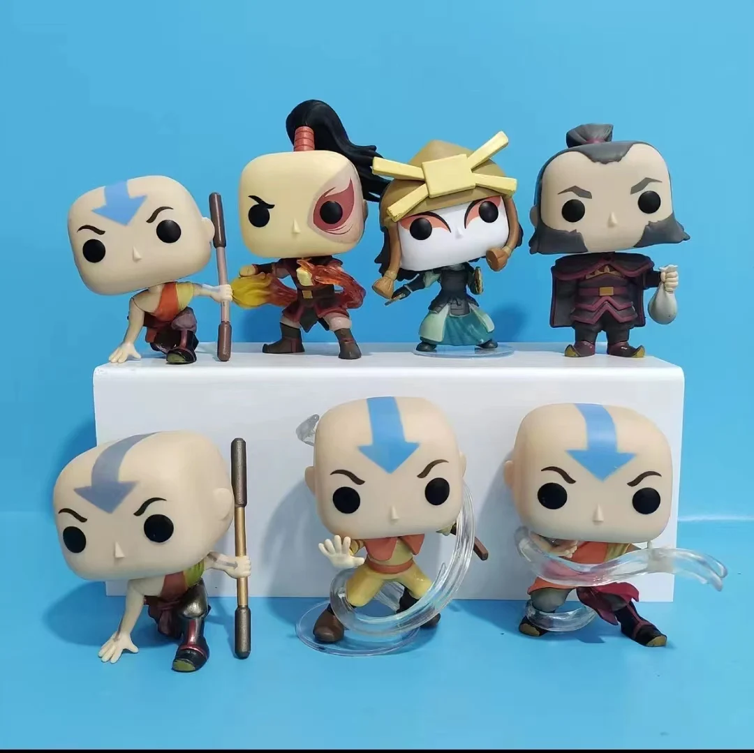 

Funko Pop Avatar Aang Zuko Suki Admiral Zhao Metallic Vinyl Action Figure Collectibles Gift Toys Loose No Box