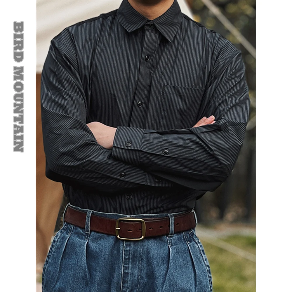 American Fashion Casual Striped Long Sleeve Spring Autum Japanese Retro Patchwork Shirts Men Clothing Harajuku High Quality Tops
American Fashion Casual Striped Long Sleeve Spring Autum Japanese Retro Patchwork Shirts Men Clothing Harajuku High Quality Tops