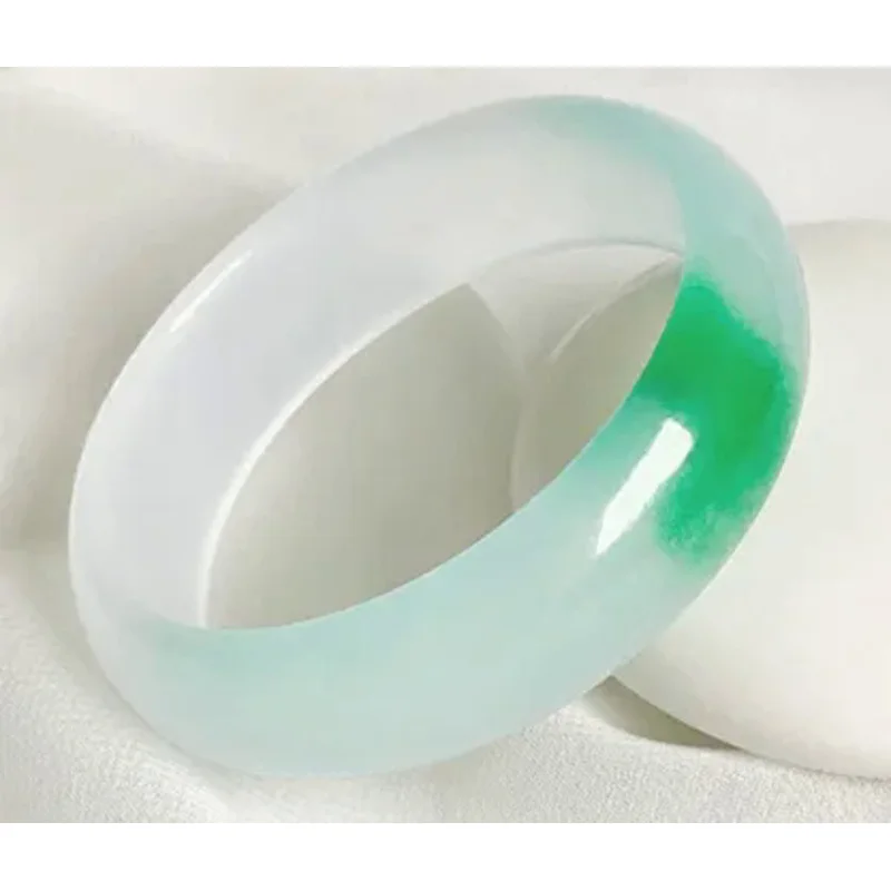 Send Certificate Natural Burmese Jadeite 54-64mm Ice Green Bracelet Elegant Princess Healing Jewelry Send Mom To Girlfriend
Send Certificate Natural Burmese Jadeite 54-64mm Ice Green Bracelet Elegant Princess Healing Jewelry Send Mom To Girlfriend