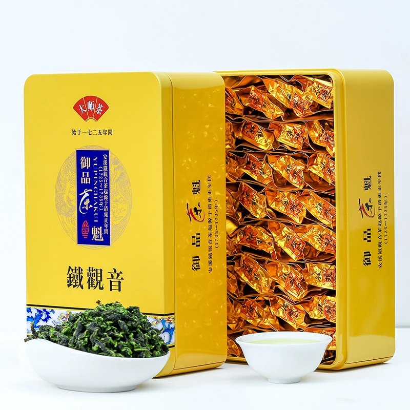 Authentic Tieguanyin Oolong Tea Luzhou Flavor Gift Box New Tea Fujian Anxi Gaoshan Orchid Flavor Tea Grade
Authentic Tieguanyin Oolong Tea Luzhou Flavor Gift Box New Tea Fujian Anxi Gaoshan Orchid Flavor Tea Grade