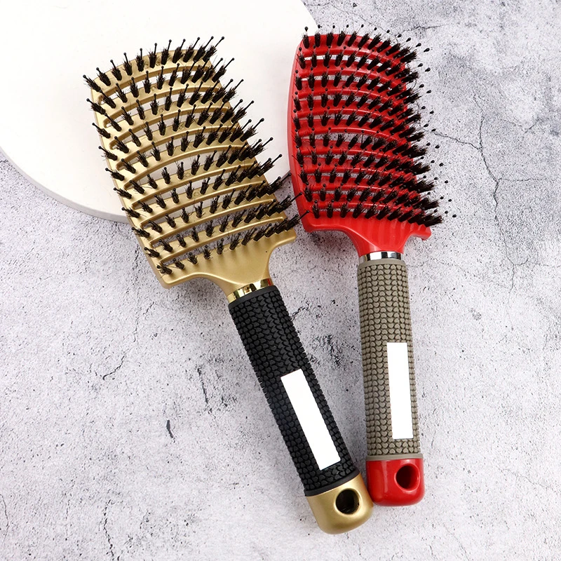 Hair Brush Scalp Massage Comb Hairbrush Bristle&Nylon Women Wet Curly Detangle Hair Brush for Salon Hairdressing Styling Tools
Hair Brush Scalp Massage Comb Hairbrush Bristle&Nylon Women Wet Curly Detangle Hair Brush for Salon Hairdressing Styling Tools