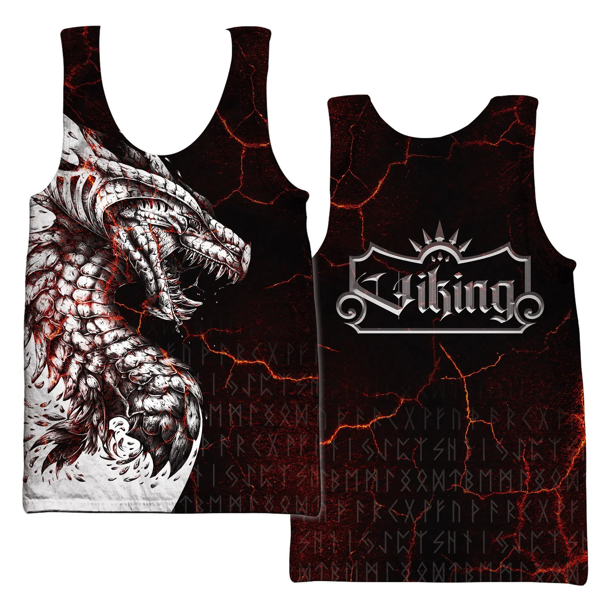 Viking Tattoo Dragon 3D Printed men vest Fashion Sleeveless T-shirt summer streetwear Cool Unisex tank top BX029 Drop shipping
Viking Tattoo Dragon 3D Printed men vest Fashion Sleeveless T-shirt summer streetwear Cool Unisex tank top BX029 Drop shipping