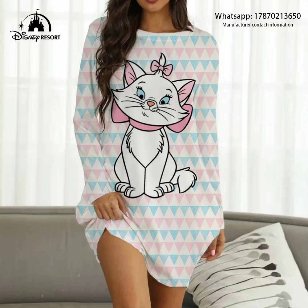 Disney Fall Ladies Dress Mary the Cat Anime Print Boho Loungewear 2022 Fashion Casual Sexy Party Top Y2K Costume
Disney Fall Ladies Dress Mary the Cat Anime Print Boho Loungewear 2022 Fashion Casual Sexy Party Top Y2K Costume