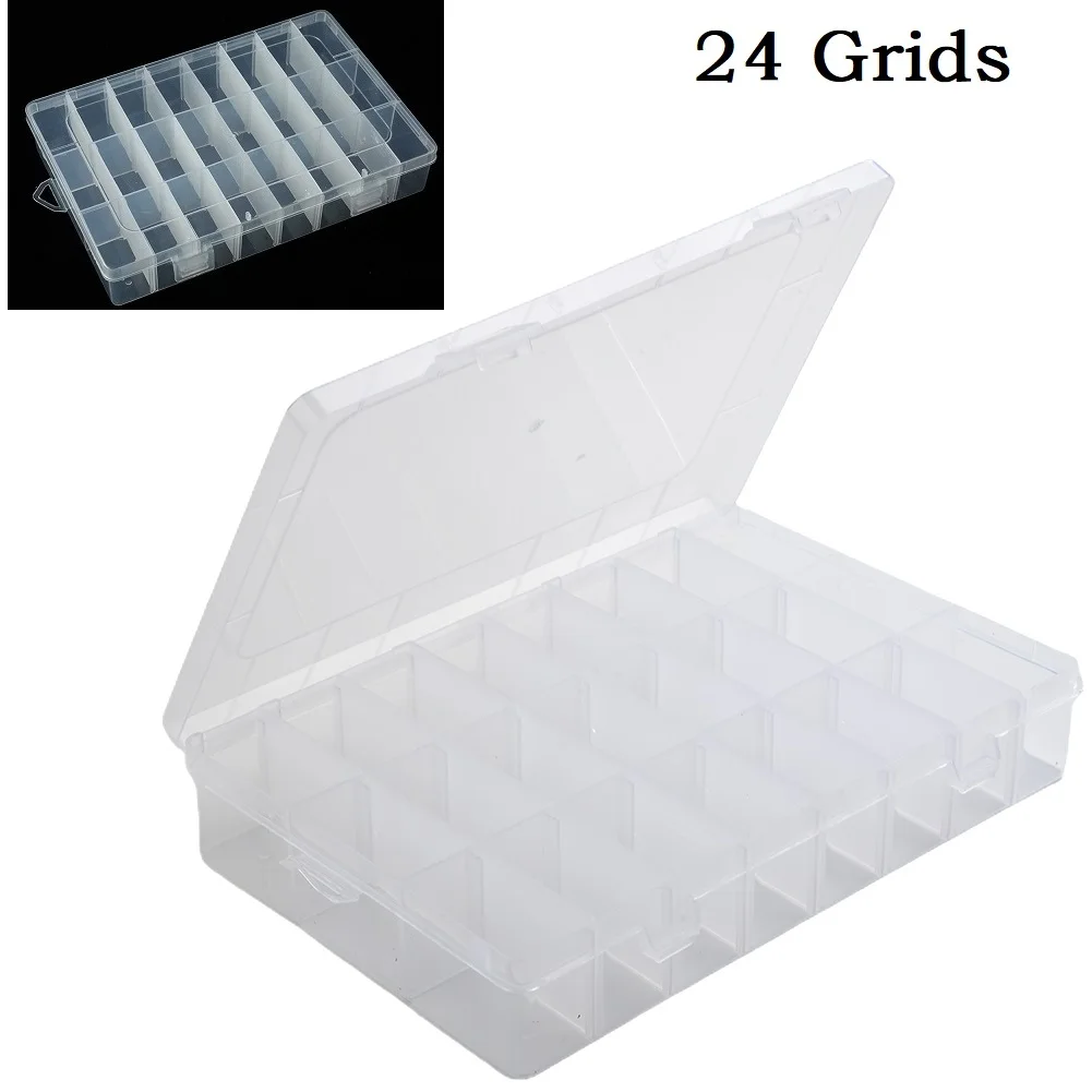 24 Grids Compartment Plastic Storage Box Screw Holder PP Case Home Clear Organizer Container Home Transparent Jewelry Storage
24 Grids Compartment Plastic Storage Box Screw Holder PP Case Home Clear Organizer Container Home Transparent Jewelry Storage