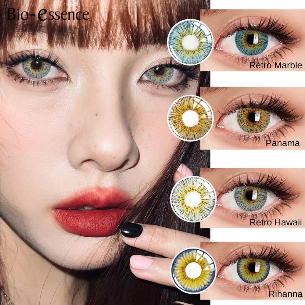 

Био-эссенция 1 пара линз корейские цветные контактные линзы для цветных линз большие линзы для глаз коричневые линзы синие линзы для глаз горячая распродажа