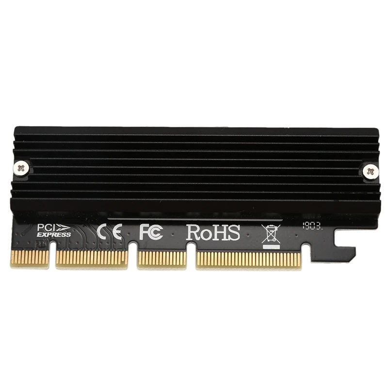 M.2 Nvme Ssd Ngff To Pcie 3.0 X16 Adapter M Key Interface Card+Heatsink Support Pci Express 3.0 X4 2230-2280 Size M.2 Full Speed
M.2 Nvme Ssd Ngff To Pcie 3.0 X16 Adapter M Key Interface Card+Heatsink Support Pci Express 3.0 X4 2230-2280 Size M.2 Full Speed