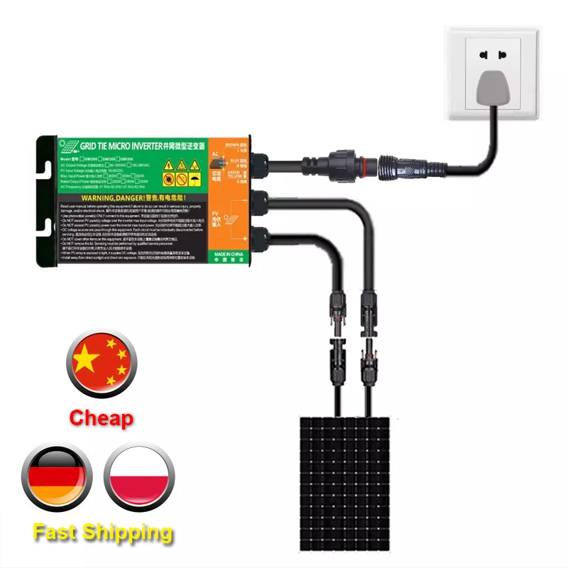 300W 350W 500W 600W 700W Solar PV Grid Tie Micro Inverter MPPT DC26V-46V Solar Input AC110V-240V Output Home Solar On Grid
300W 350W 500W 600W 700W Solar PV Grid Tie Micro Inverter MPPT DC26V-46V Solar Input AC110V-240V Output Home Solar On Grid