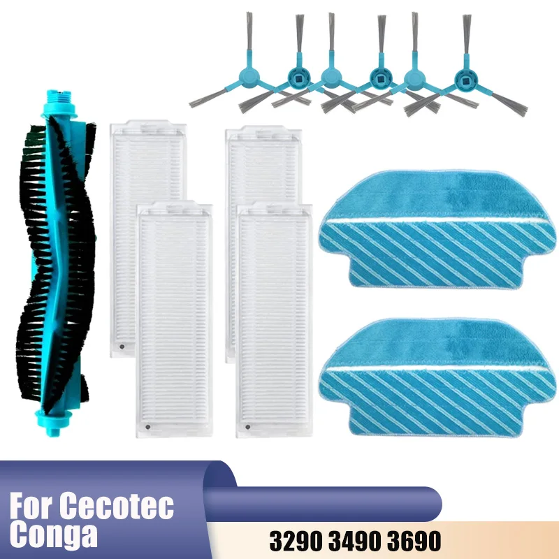 For Cecotec Conga 3290 3390 3490 3590 3690 3790 3890 Ultra Titanium Vital Vacuum Cleaner Main Brush Hepa Filter Mo Cloth Parts
For Cecotec Conga 3290 3390 3490 3590 3690 3790 3890 Ultra Titanium Vital Vacuum Cleaner Main Brush Hepa Filter Mo Cloth Parts
